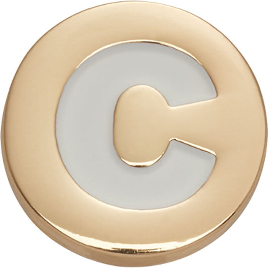 Jibbitz Gold Letter