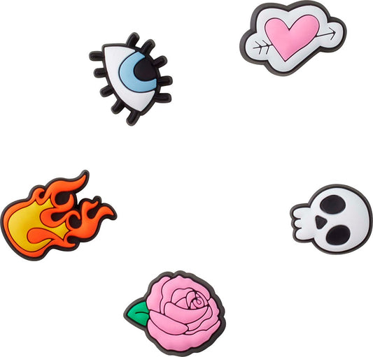 Jibbitz Hand Drawn Symbols 5 Pack