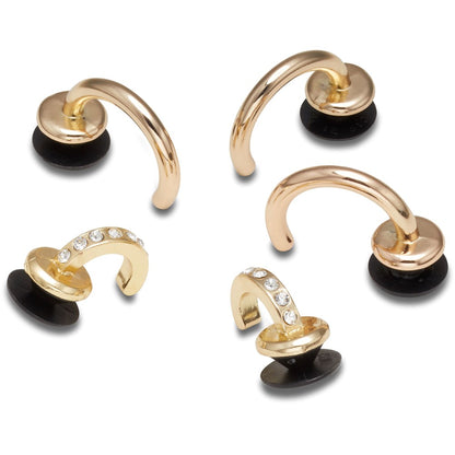 Jibbitz Summer Nostalgia Gold 5 Pack