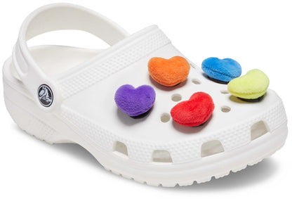 Jibbitz Fuzzy Heart 5 Pack