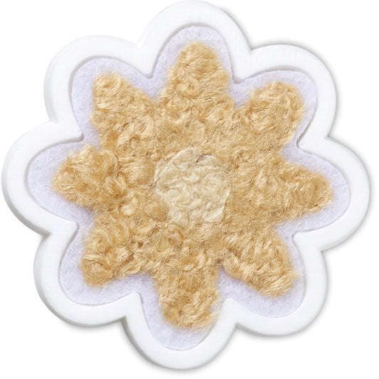 Jibbitz Tufted Tan Daisy