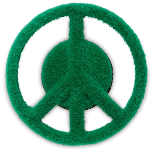 Jibbitz Grass Textured Peace Sign
