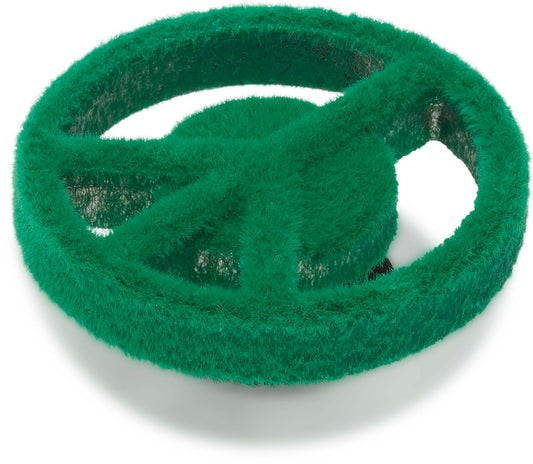 Jibbitz Grass Textured Peace Sign