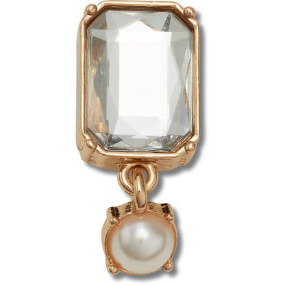 Jibbitz Gold Pearl Dangle