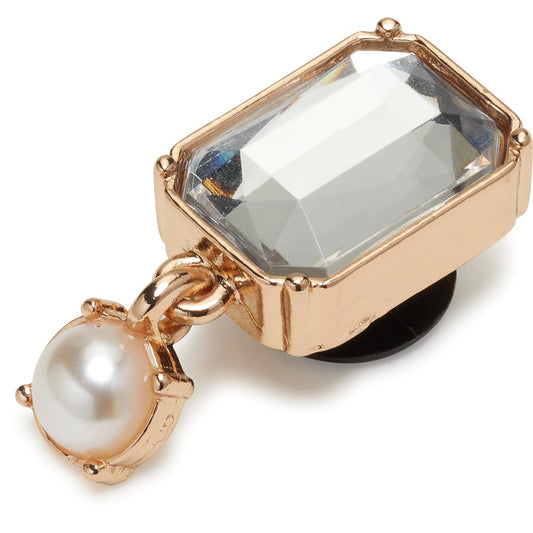 Jibbitz Gold Pearl Dangle