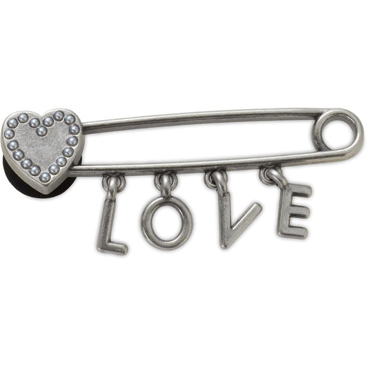 Jibbitz Love Safety Pin