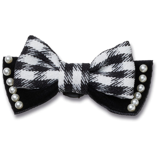 Jibbitz Black Double Layer Bow