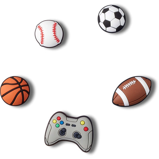 Jibbitz Sports 5pc Pack