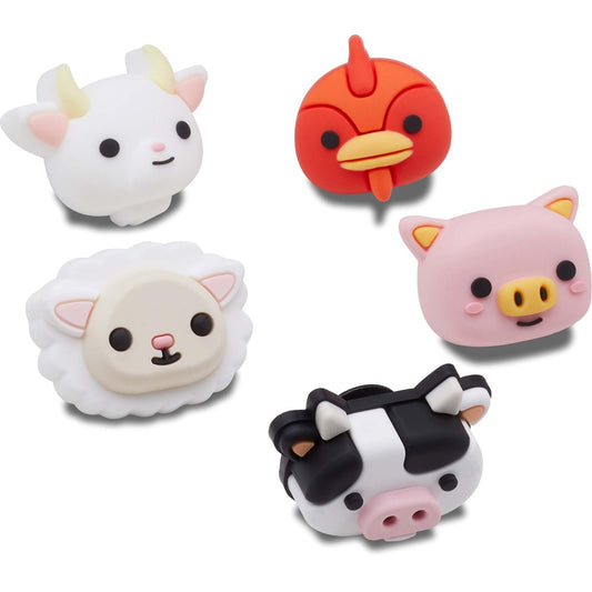 Jibbitz 3D Farm Animal Faces