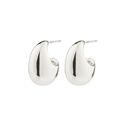 Intent Recycled Earrings - Silver Plated