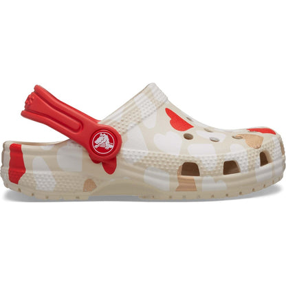 Classic Heart Print Clog Toddlers