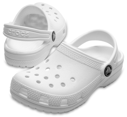 Classic Clog Kids - White
