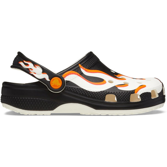 Classic Glow Flames Clog Kids