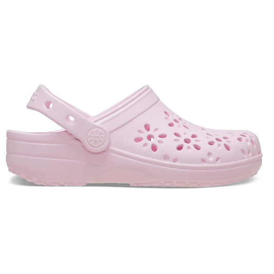 Classic Floral Cut Out Clog Kids