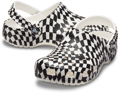 Classic Warped Checker Clog Kids