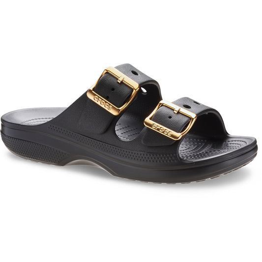 Women's Metallic Buckle Saturday Sandal