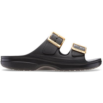 Women's Metallic Buckle Saturday Sandal