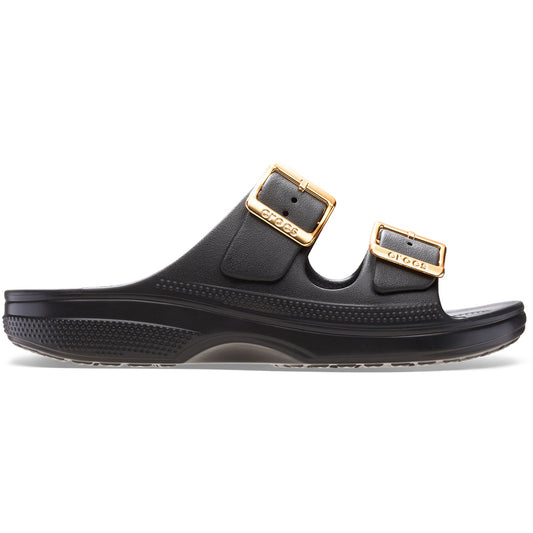Women's Metallic Buckle Saturday Sandal
