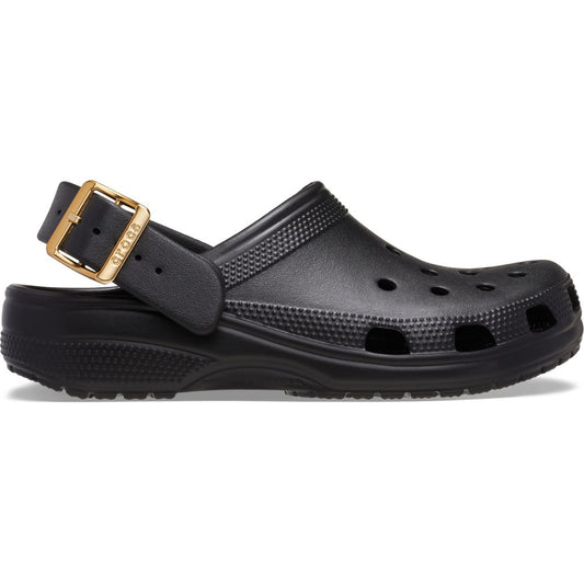 Classic Metallic Buckle Clog
