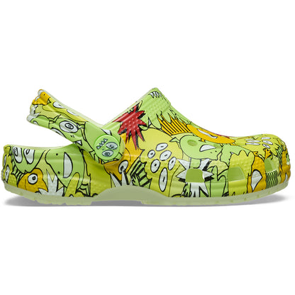 Classic Glow Monster Camo Clog Toddlers