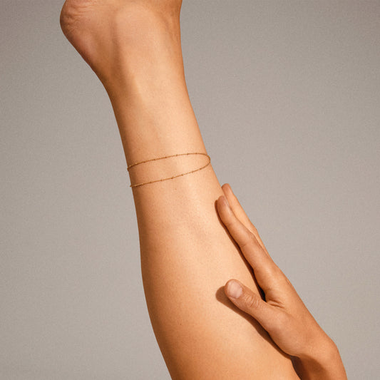 Elka Ankle Chain 2-In-1 - Gold Plated