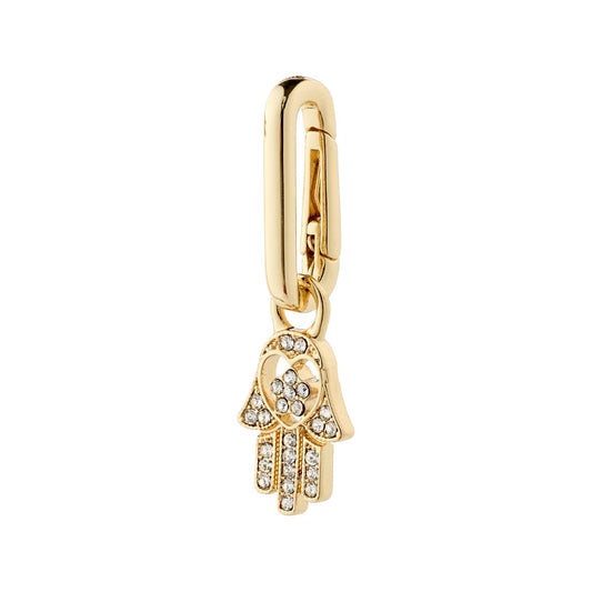 Charm Hand Charm - Gold Plated - Crystal