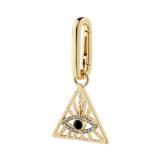Charm Eye Charm - Gold Plated - Crystal