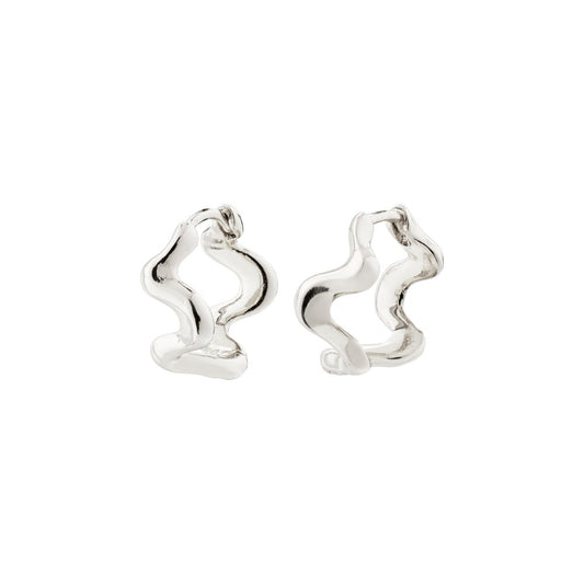 Penelope Recycled Earrings - Silver Plated