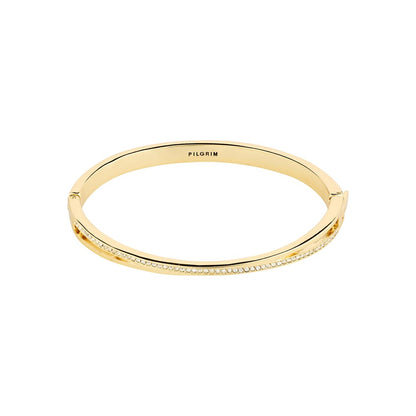 Kira Recycled Bracelet - Gold Plated - Crystal