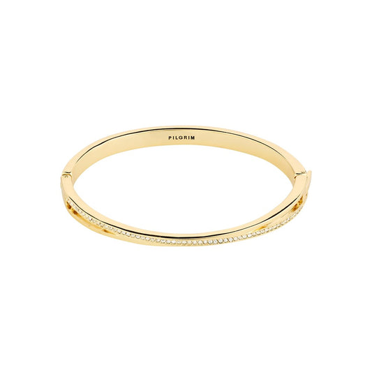Kira Recycled Bracelet - Gold Plated - Crystal