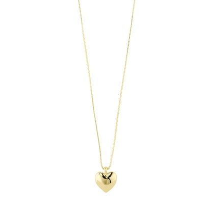 Sophia Recycled Heart Necklace - Gold Plated