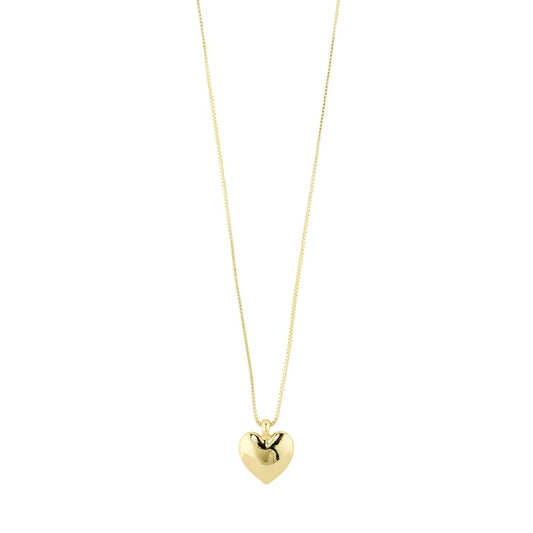 Sophia Recycled Heart Necklace - Gold Plated