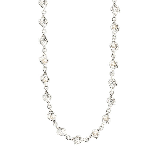 Inaya Recycled Necklace - Silver Plated