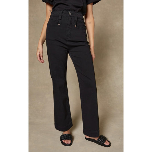 Maarte Black Wide Leg Jeans