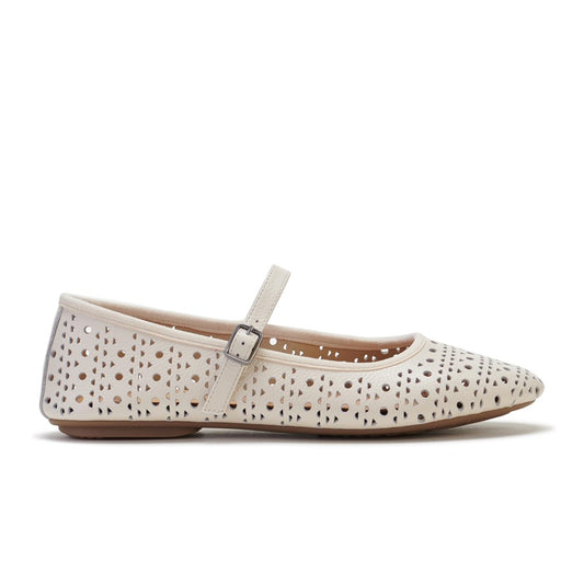Ballet Mary Jane Laser Bone