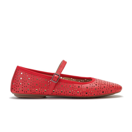 Ballet Mary Jane Laser Fiesta Red