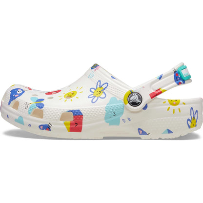 Classic Doodle Print Clog Toddlers