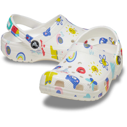 Classic Doodle Print Clog Toddlers