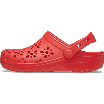 Classic Floral Cut Out Clog Kids