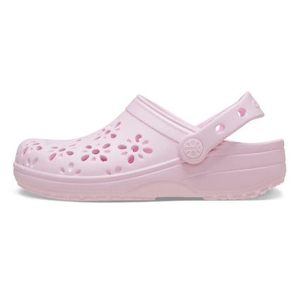 Classic Floral Cut Out Clog Kids