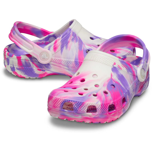 Classic Glow Marbled Clog Kids
