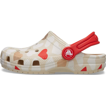 Classic Heart Print Clog Toddlers