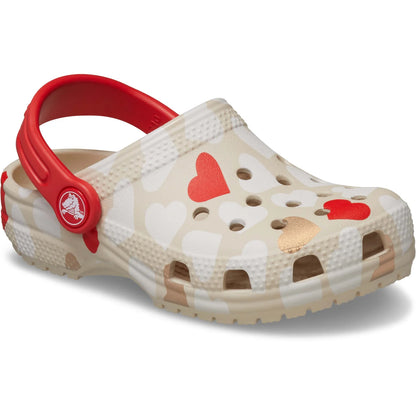 Classic Heart Print Clog Toddlers