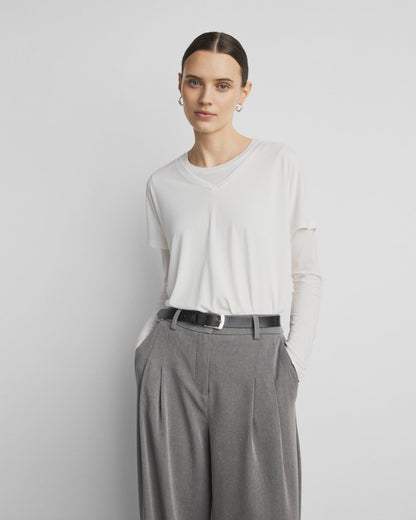 MSCH Fenya Modal V Neck Tee